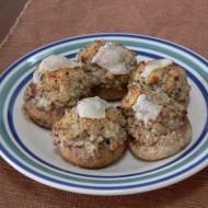 Crab Stuffed Mushroom Caps