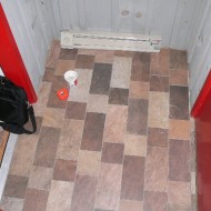 New tile in the mud room