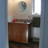 the new bathroom look